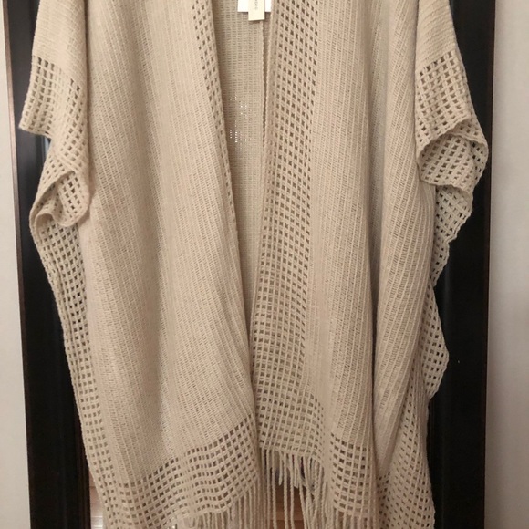 NWT Max Studio one size fits all knit cardigan tan - Picture 5 of 8